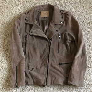 [BlankNYC] Women's Large 100% Leather Moto Full Zip Jacket